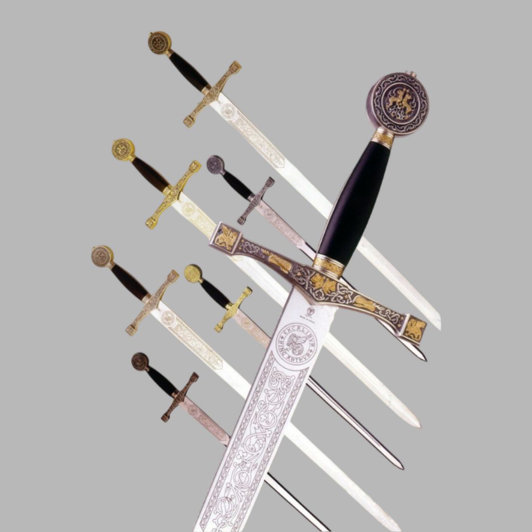 Espada Alfonso X, Gran Capitan , Colada Del Cid 75 Cm C/U.